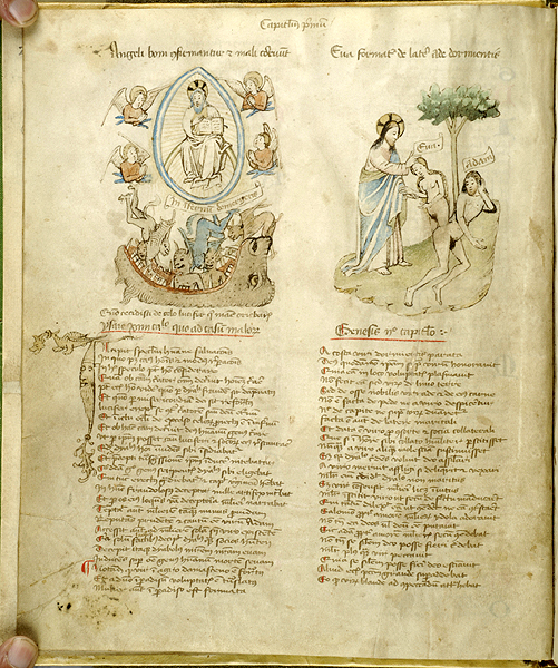 Speculum humanae salvationis, MS M.385. Fol. 003v Images from Medieval and Renaissance