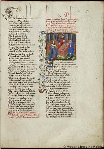 Literary, MS M.126 fol. 103r - Images from Medieval and Renaissance ...
