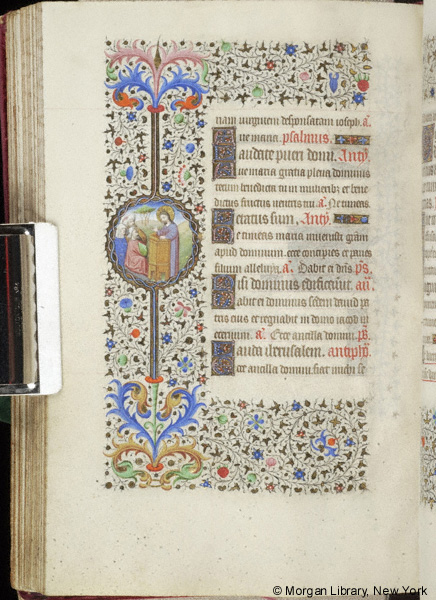 Book of Hours, MS M.1004 fol. 124v - Images from Medieval and Renaissance  Manuscripts - The Morgan Library & Museum